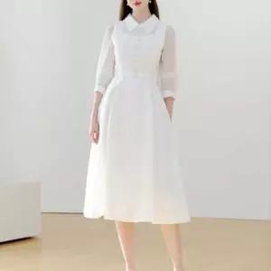 [미니멈]MZBAWO4160BL 카라 시스루 원피스_JK