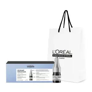 힘없는모발용 로레알 아미넥실 어드밴스드 앰플 세럼 6ML10ea