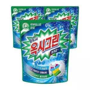 옥시크린 배니시 리필 1.2kgx3개 얼룩제거 의류 빨래 산소계 표백제 세제