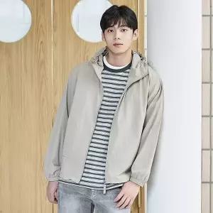 공용 세미오버핏 바람막이 후드집업 점퍼(CUM116)EIC