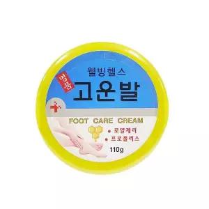 고운발크림 고운발 발각질제거 웰빙헬스 발크림 고은발크림 발뒤꿈치 풋크림 보습 110gx3개