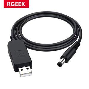 USB 전원 부스트 라인 DC 5V ~ 9V / 12V 스텝 업 모듈 변환기 어댑터 케이블 2.1x5.5mm 플러그