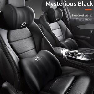 인피니티 Q50 FX35 Q30 G37 Q70 QX50 메모리폼 로고 QX70 G35 QX60 QX80 허리 레스트 Q60 쿠션 지지대 시트 자동차