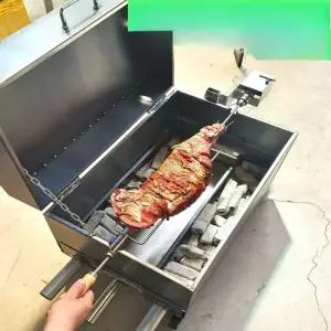 돼지통구이 바베큐기계 회전식 통바베큐 통구이 훈제 상업용 캠핑용 무연 장비 바비큐
