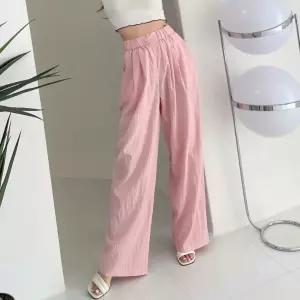 누텔라 바스락 와이드 롱팬츠 3color 허리밴딩 루즈핏 나일론 밴딩 바지 사계절 데일리 슬랙스
