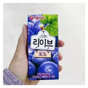 서울우유 리이브 포도 190ml x 5개 b31506 (29268467)