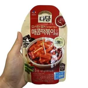 씨제이 다담매콤떡볶이양념 140g x 5개 b27945 (29266560)