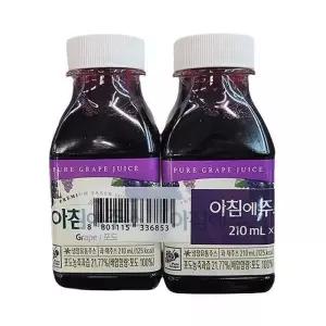 서울 아침에쥬스 포도 210ml x 2 x 5개 b27175 (29268637)