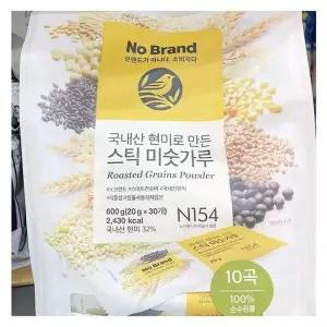 국내산현미로만든스틱미숫가루 600g x 1개 + 맨어스트 소독제 증정 b75121 (29268444)