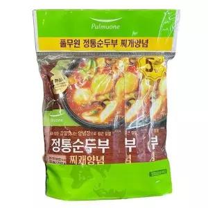 풀무원 순두부찌개양념 140g x 5입 b64330 (29266858)