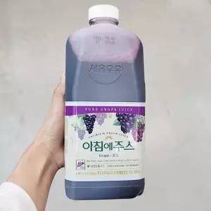 서울 아침에주스 포도 1,800ML x 2개 bisu8000701 (29268365)
