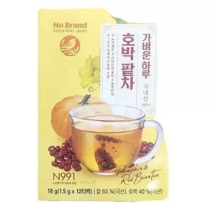 가벼운하루호박팥차 1.5g x 12티백 x 2개 b73876 (29268623)
