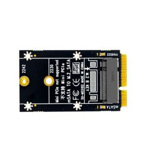 M2 B-KEY NGFF 2230 2242 용 MSata-M.2 SATA 어댑터 카드 MINI ITX 마더 보드 변환기 SSD 하드 디스크 확장