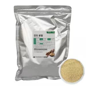 감초 분말 1kg 가루 차 선식 전통차 한방 건강식품 가정용 업소용