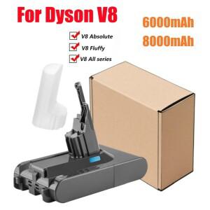 두리팔 다이슨 호환 V8용 SV10 배터리 21.6V 6000mAh/8000mAh 교체용