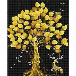 TBZ 황금 재물 나무 (캔버스) 보석십자수 40x50