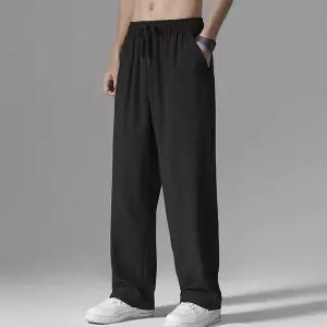 남자 허리밴딩 팬츠 세미와이드핏 봄여름 편한바지