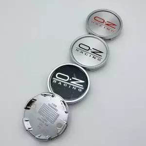 자동차휠캡 4개 58MM 53MM OZ O.Z 레이싱 로고 엠블럼 배지 자동차 휠 센터 캡 림 허브 먼지 커버 허브캡