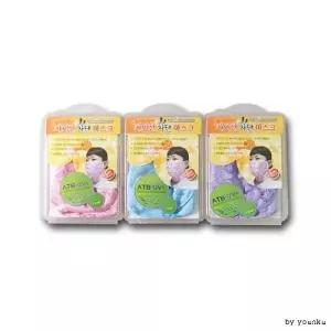 꽃무늬 자외선 차단 마스크 -H안면마스크항균방취