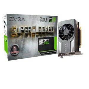 EVGA GeForce GTX 1060 3GB 게이밍 ACX 2.0(싱글 팬) GDDR5 DX12 OSD 지원(PXOC) 그래픽 카드 03G-P4-6160-KR