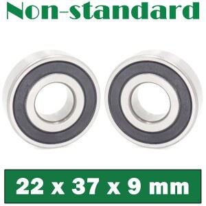 호환 22379 비표준 볼 베어링 2 개 , 내경 22mm, 비표준 베어링 22 37 9mm