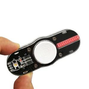 호환 LED 깜박이는 손가락 끝 자이로스코프 DIY 전자 키트 51 마이크로컨트롤러 회로 기판 용접 조립 부품