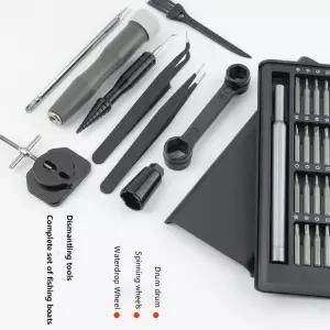낚시 장비 DIY 수리 스피닝 베이트캐스팅 릴 부품 분해 언로드 유지보수 도구 키트