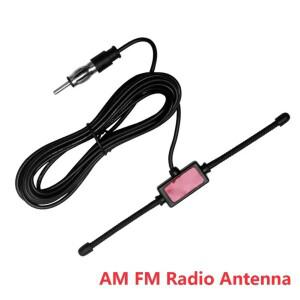 1pc 자동차 다이폴 안테나 보트 스테레오 AM FM 유리 라디오 앞 신호 증폭기