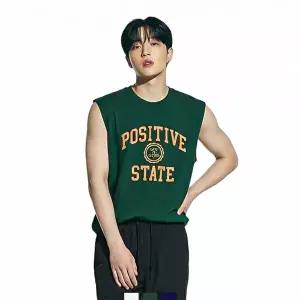 [모로엠]남성 레터링 박스핏 민소매 티셔츠 DMG-TS5-Q4537400