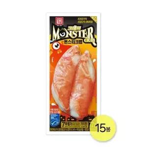 한성 몬스터크랩 72g 15개 맛살 킹크랩 게살 크래미 크라비아