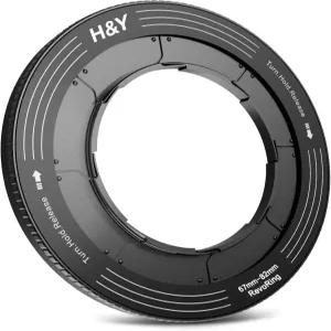 H Y 리보링 조절 가능한 스텝업 67-82mm 가변 렌즈 필터 어댑터 유니버설 스테핑 시스템 67 72 77 블랙