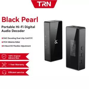 이동식앰프 스피커 TRN 블랙 PEARL 디코더 DAC 휴대용 CS43131 출력 듀얼 블랙 PearlS
