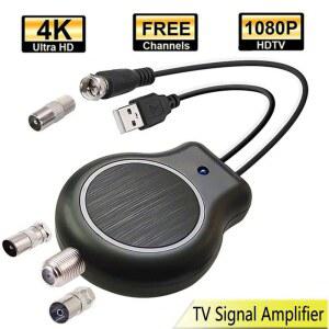 UHD안테나 TV 실내 지상파 수신기 야외 실내용 HDTV FM HD 신호 안테나 디지털 USB 32DBI DVB