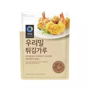 청정원 우리밀 튀김가루 450g 명절 치킨 부침개 새우 야채 고구마