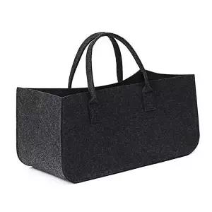 홈슨 RVR651B9 펠트 소품수납 바구니 50x25cm 차콜 천바구니