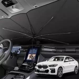 (선택 선택/BMW 우산 커버)자동차 햇빛가리개 BMW 원터치 우산타입
