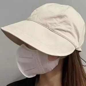 썬캡 모자 여름 베이직 버킷햇 무지 숏 린넨햇 벙거지 린넨 가벼운 모두팜