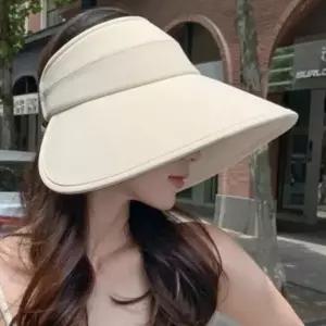 모자 돌돌이 와이드챙 쿨링 아이스 여성 자외선차단 여름 여름 썬캡 원픽