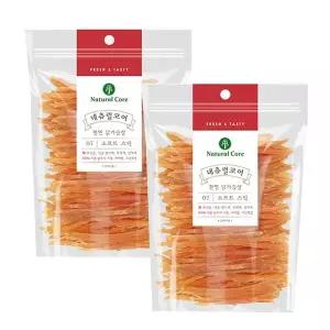 [NS홈쇼핑]네츄럴코어 치킨소프트스틱 180g x2개 천연간식[35915664]