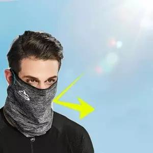 쿨 햇빛차단 귀걸이 마스크 여름 자전거 골프 복면_25162953