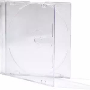 맥스텍 울트라 씬 5.2mm CD DVD 블루레이 클리어 슬림 주얼 케이스 프로스트 트레이 내장 25팩