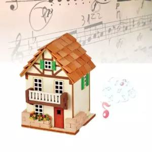 오르골 예쁜소품 DIY 태엽오르골 유럽풍 집 만들기 영공방오르골 DIY태엽오르골