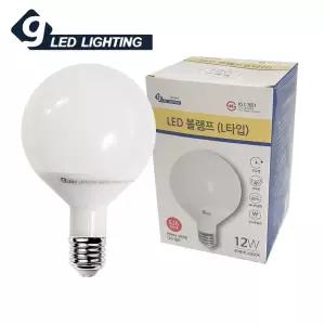 건식12W 주백색 볼램프 L타입 컨버터 LED전구