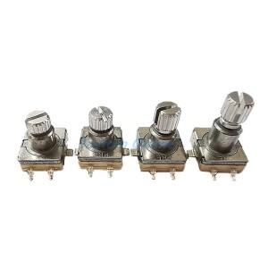 1pc EC11 로터리 엔코더 코드 스위치 푸시 Button30 360 학위 무한 회전 SMD 5pin 매화 샤프트