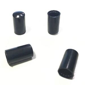 YYT 전위차계 손잡이 톱니 모양 구멍 매칭 모자 검정색 7.5x14mm 6mm