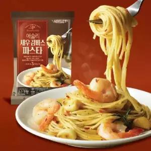 애슐리 LEY 애슐리 새우 감바스 파스타 냉동 1인분 홈파티 1인식 혼밥 간편요리 470969