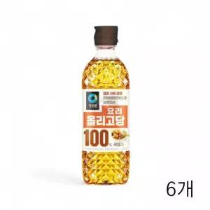 청정원 요리 올리고당 1.2kg X 6개 설탕대용 가정용 식자재 설탕대신 볶음요리 건강한단맛 옥수수물엿