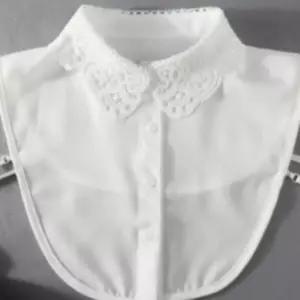 레이스 페이크 카라 레이어드 탈부착 블라우스 넥케이