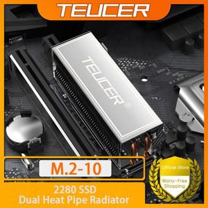 그래픽카드써멀패드 SSD 방열판 M2 2280 쿨러 키트 구리 스테이트 소재 PC 히트 듀얼 튜브 드라이브 알루미늄 라디에이터