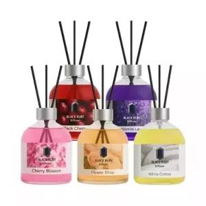 테온셀 블랙루비 디퓨저 실내방향제 480ml 5종 /코튼/라벤다/블랙체리블라썸/플라워샵